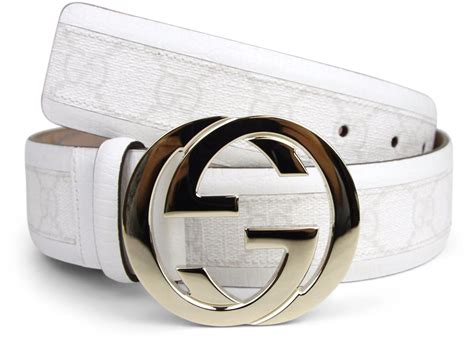 real gucci belt white|transparent gucci belt.